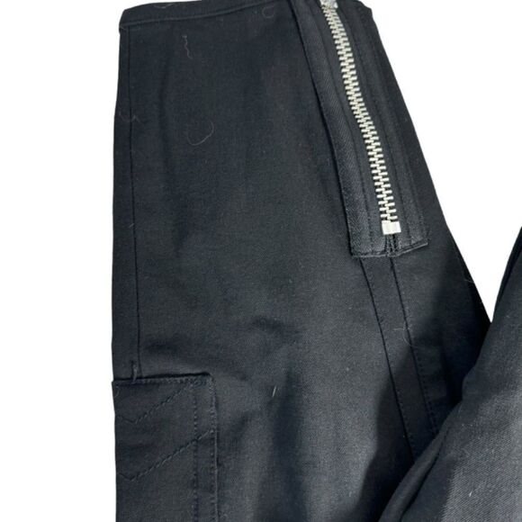 3.0 Phillip Lim Black Cotton/Modal/Elastane High Rise Moto Jodhpurs Sz 10 - Picture 7 of 12